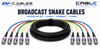 Cable Evolution 5 Channel 12G HD SDI BNC Snake Cable