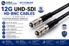 AV-Cables 12G HD SDI 4K High Density BNC to High Density BNC - 4855R Mini RG59 Cable (SDI-12G-HDBNC-HDBNC)