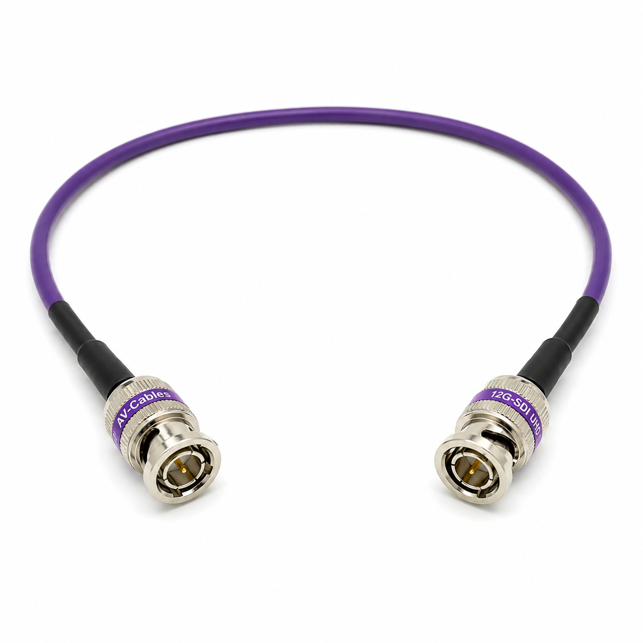 Belden 4855R Mini RG59 12G UHD HD-SDI broadcast cable engineered for professional 4K video production.