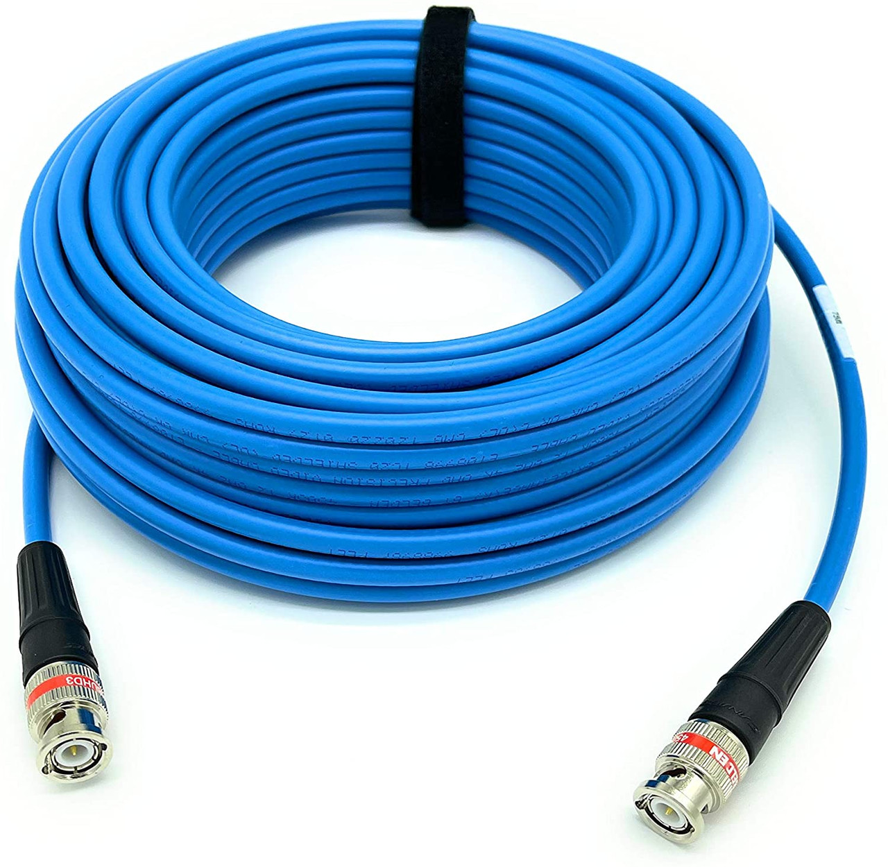 AV-Cables Belden 4505R full-size RG59 12G HD-SDI BNC cable for 4K UHD broadcast, studio, and live production systems.