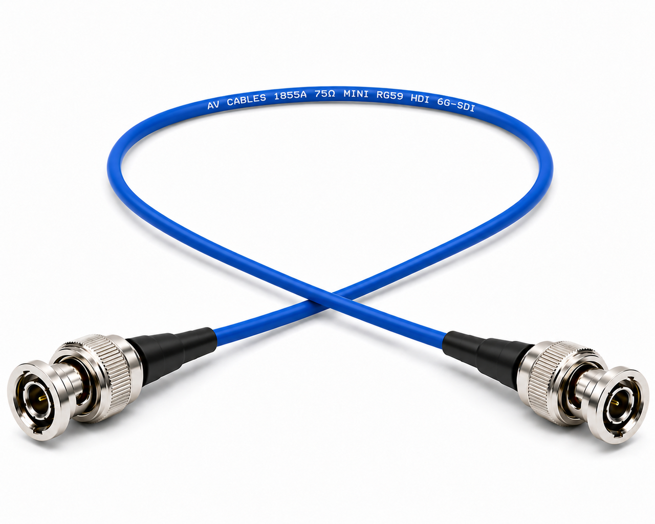 AV-Cables Belden 1855A 6G HD-SDI Mini RG59 broadcast cable for professional video production and broadcast systems