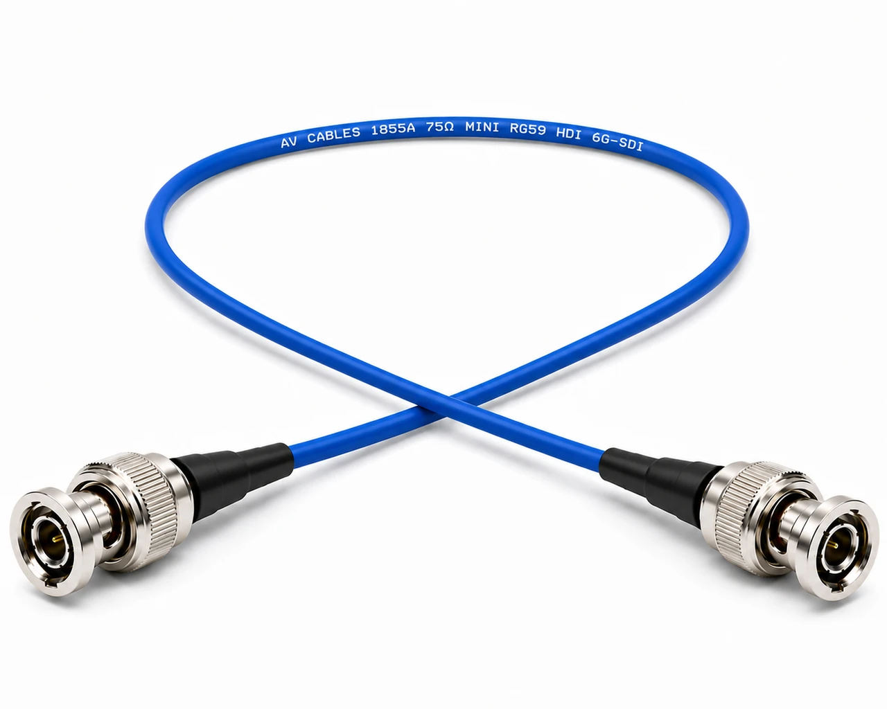 AV-Cables Belden 1855A 6G HD-SDI Mini RG59 broadcast cable for professional video production and broadcast systems