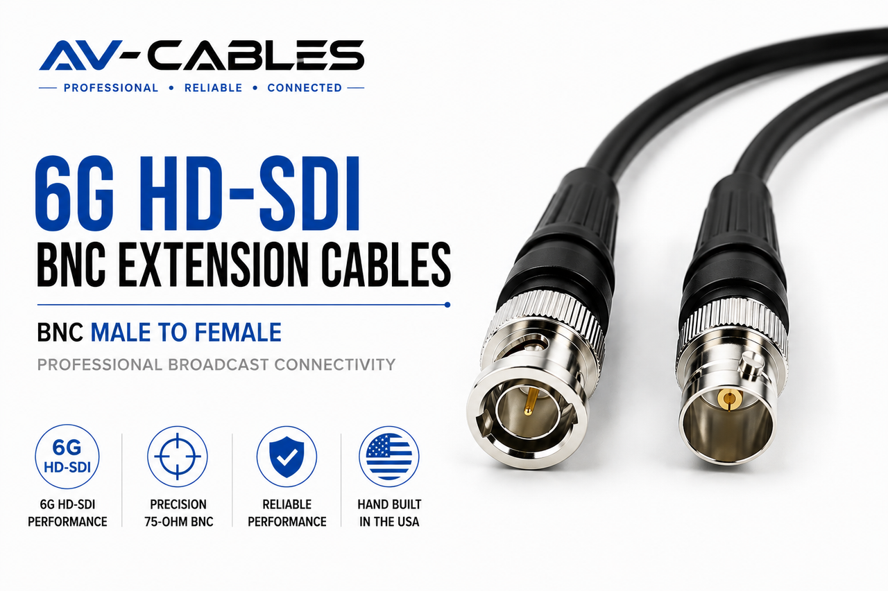 6G HD-SDI BNC EXTENSION CABLES