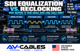 SDI Cable Equalization vs. Reclocking: What Broadcast Engineers Need to Know