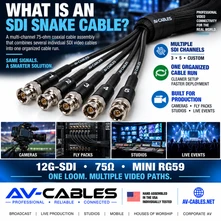 What Is an SDI Snake Cable? A Guide to Multi-Channel BNC Video Cables