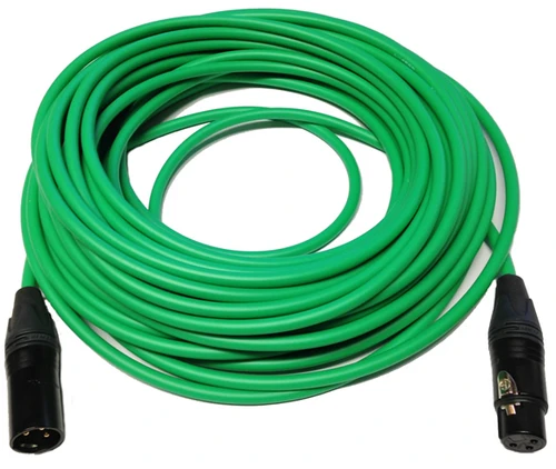 3 foot professional Star Quad XLR cable for studio rack and audio equipment connections