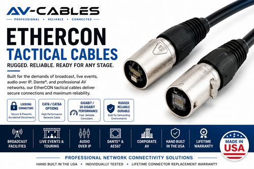 EtherCON Tactical Cables