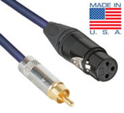 150ft Pro Series XLR Female to RCA Cable