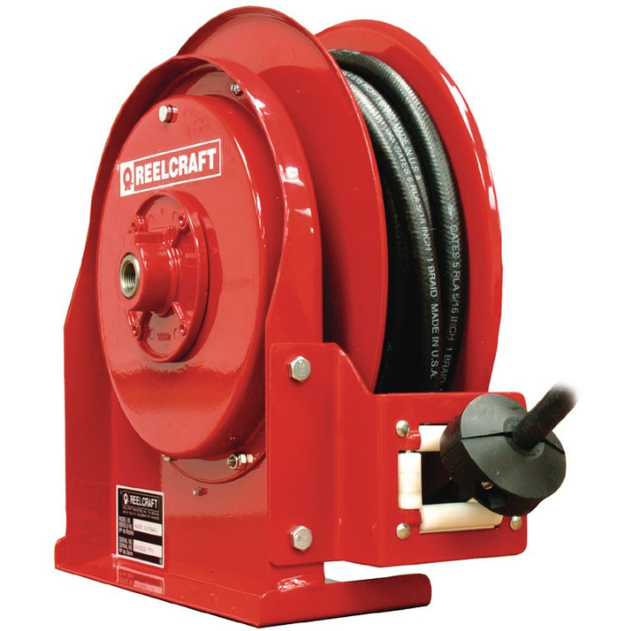 Reelcraft 7925 OLP Heavy Duty Spring Retractable Hose Reel with 25 Feet of  Hose 3/4
