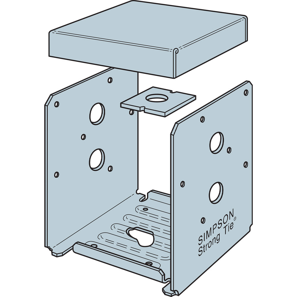 Simpson Strong-Tie ABU66Z - ZMAX Galvanized Adjustable Standoff