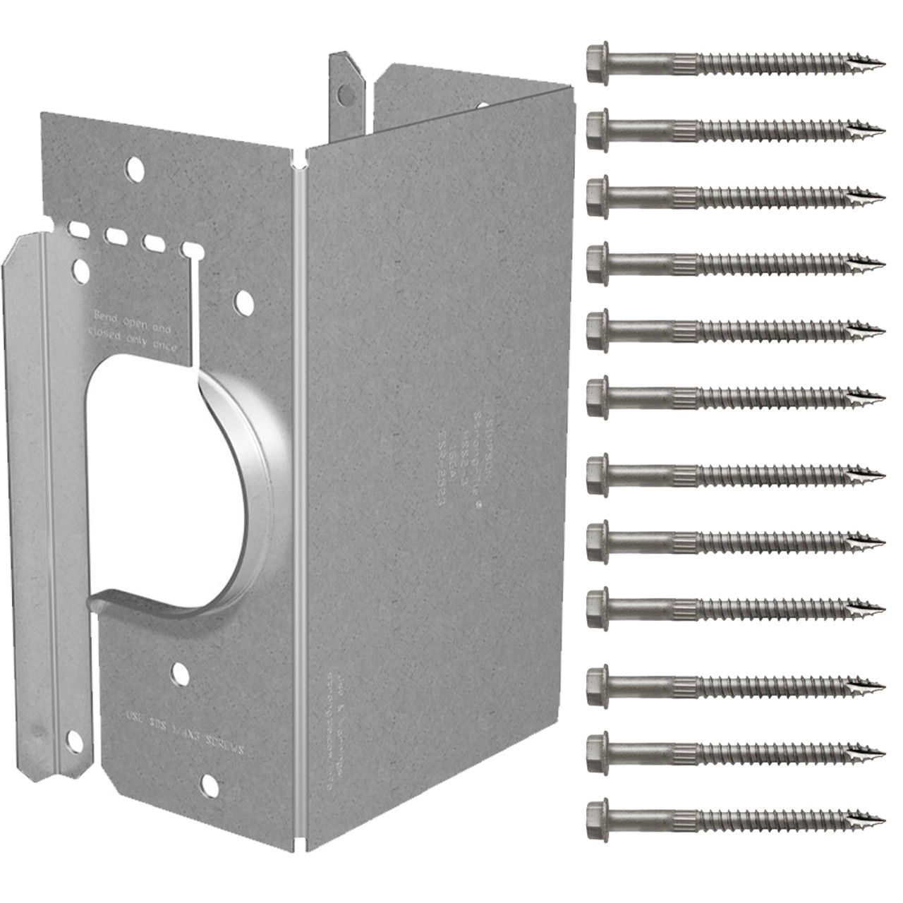 Simpson Strong-Tie HSS2-3-SDS3 - Galvanized Stud Shoe for
