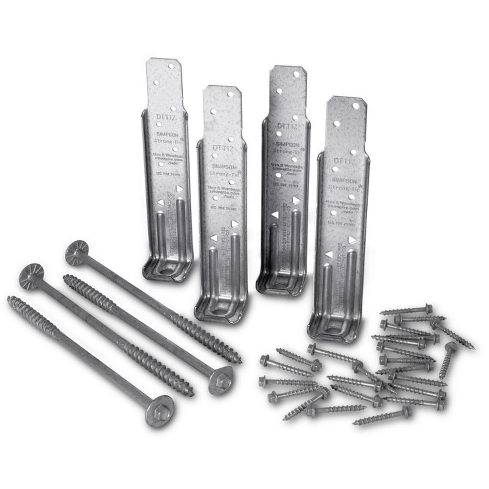 1 1/2 in x 1 7/8 in x 7 1/8 in x 14 Gauge Simspon Strong-Tie DTT1Z Deck Tension
