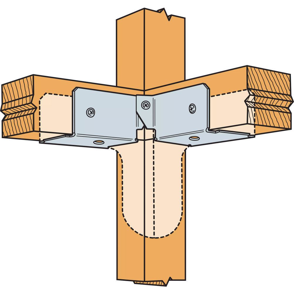 Simpson Strong-Tie RTC22Z - 18-Gauge ZMAX Galvanized Rigid Tie