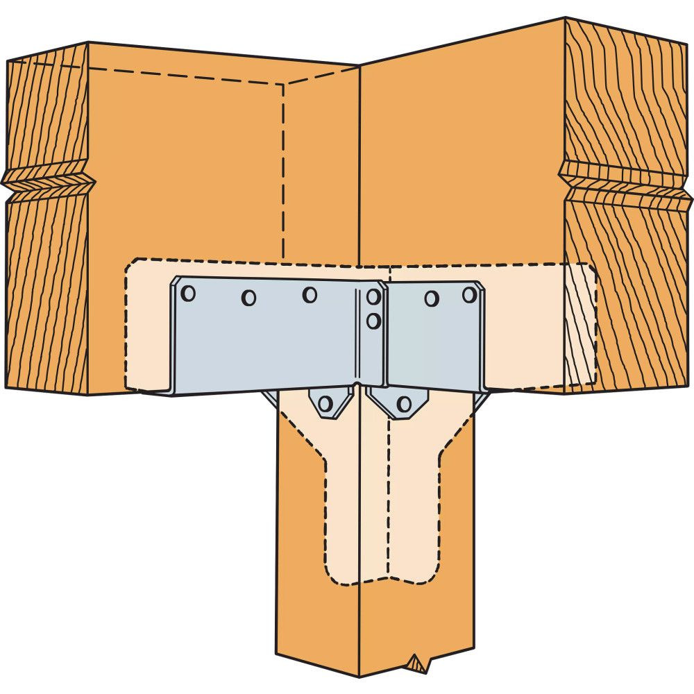 Simpson Strong-Tie RTC44 - 14-Gauge ZMAX Galvanized Rigid Tie