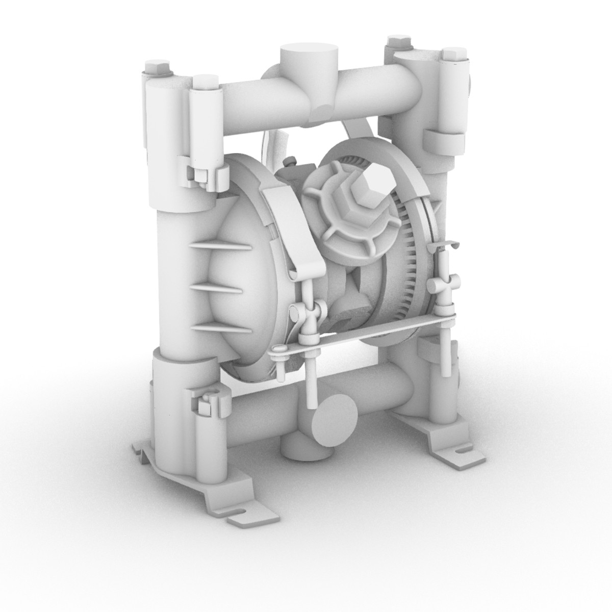 GRACO 241906 Husky 716 Metal Air-Operated Double Diaphragm Pump