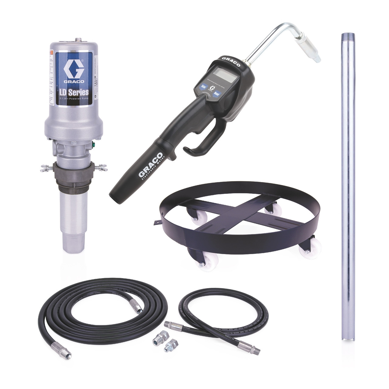 GRACO 25C550 Portable LD 3:1 Oil Pump Package w/Manual Meter for