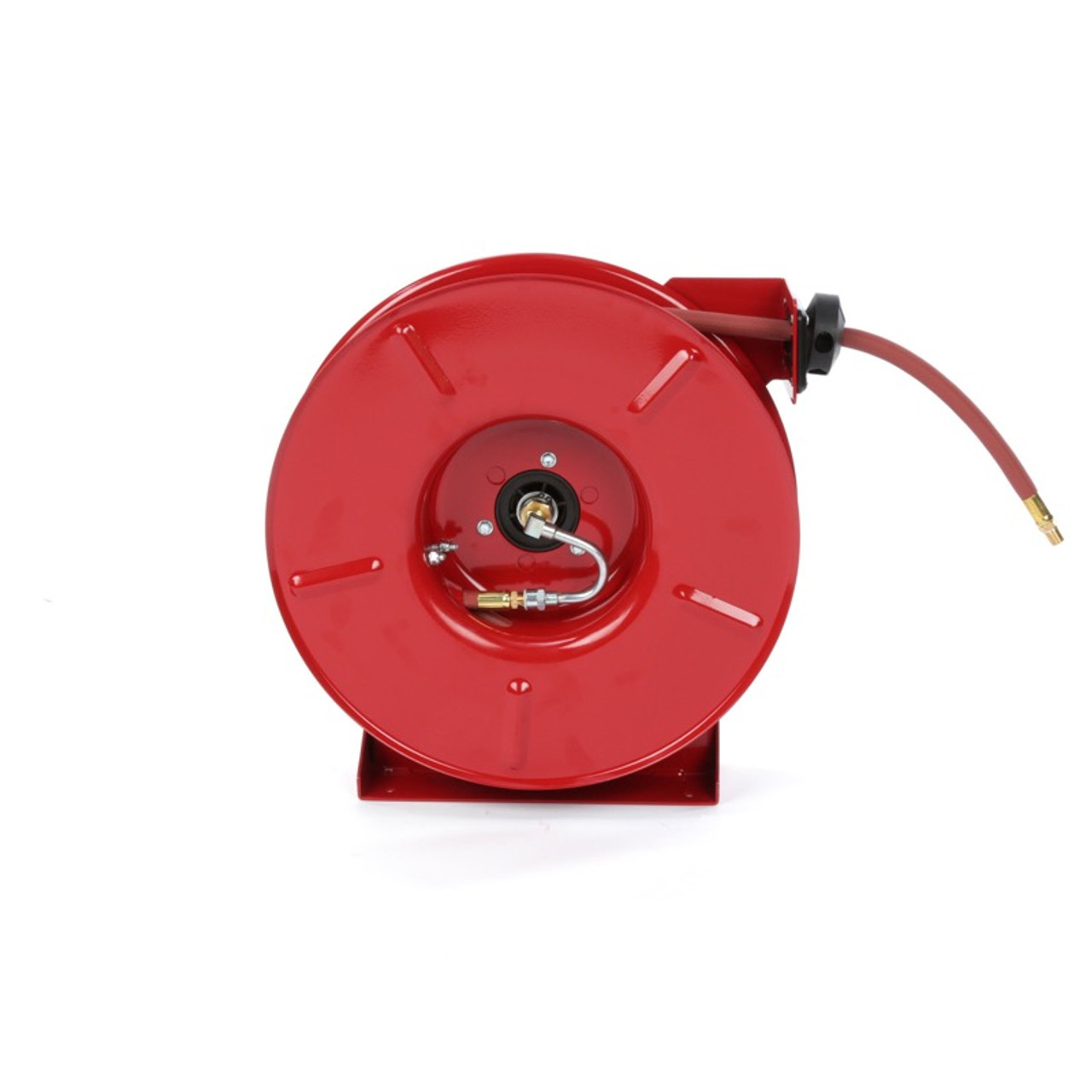 50 ft (1 in I.D.), 3/4 in MNPT, Spring Return Hose Reel - 4NA88