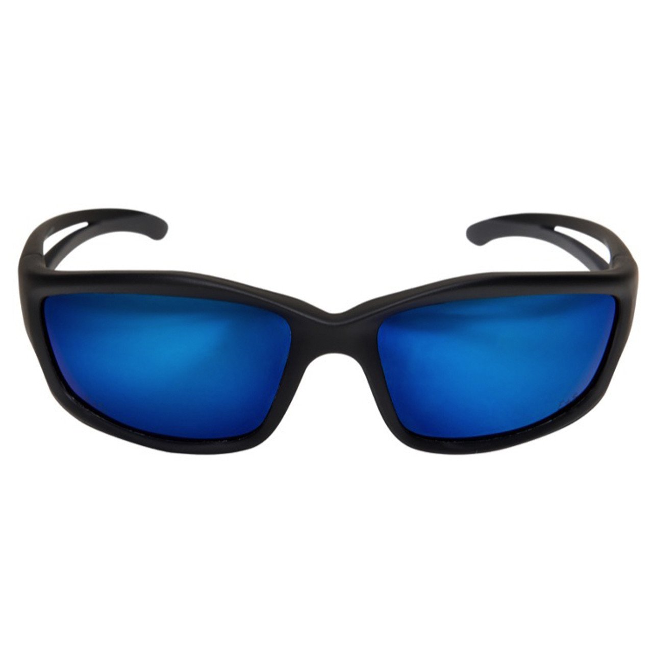 EDGE Eyewear TSKAP218 Kazbek - Black / Polarized Aqua Precision Blue Mirror