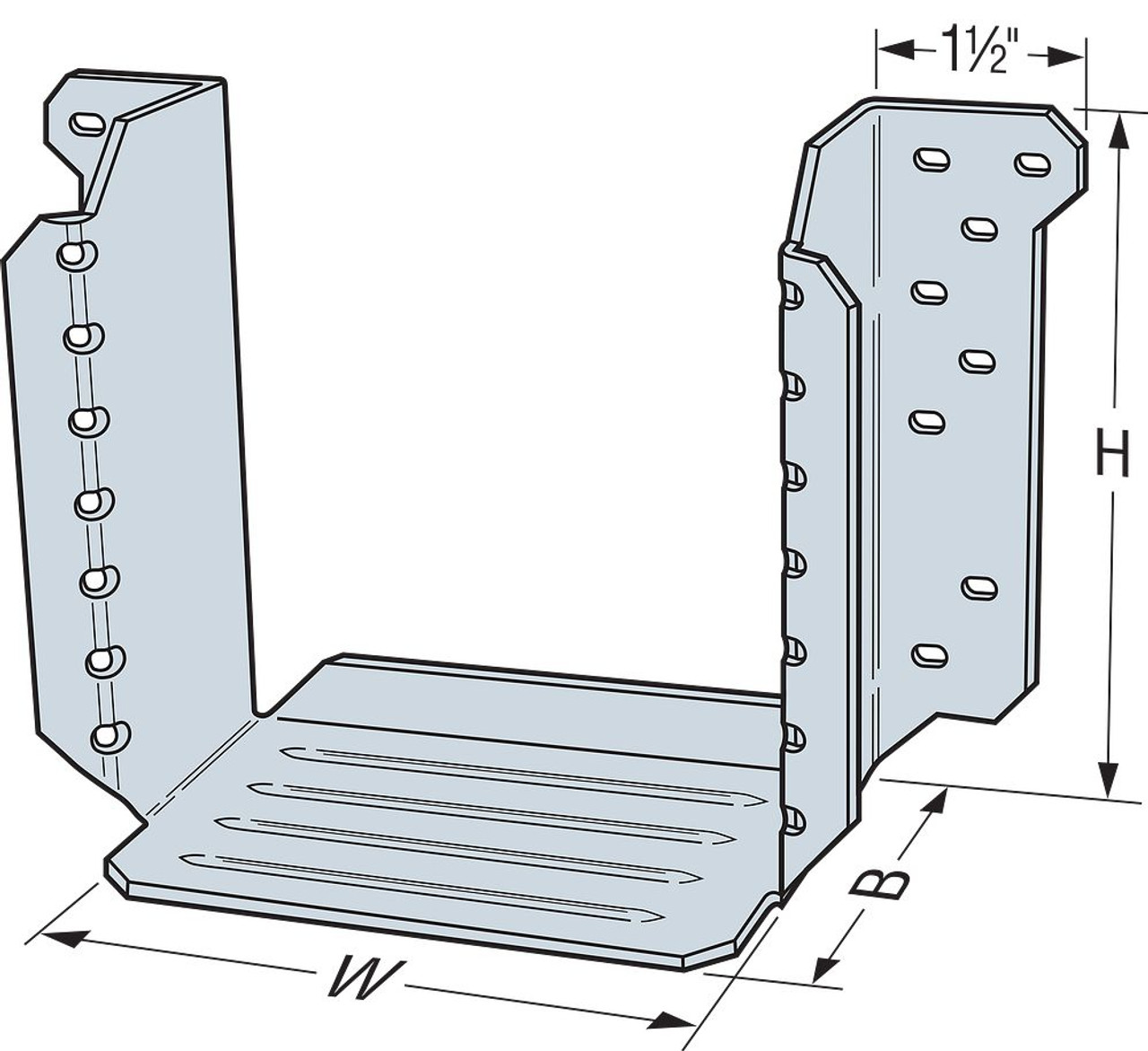Simpson Strong-Tie THJU26 - Multiple-Truss Hip/Jack Hanger