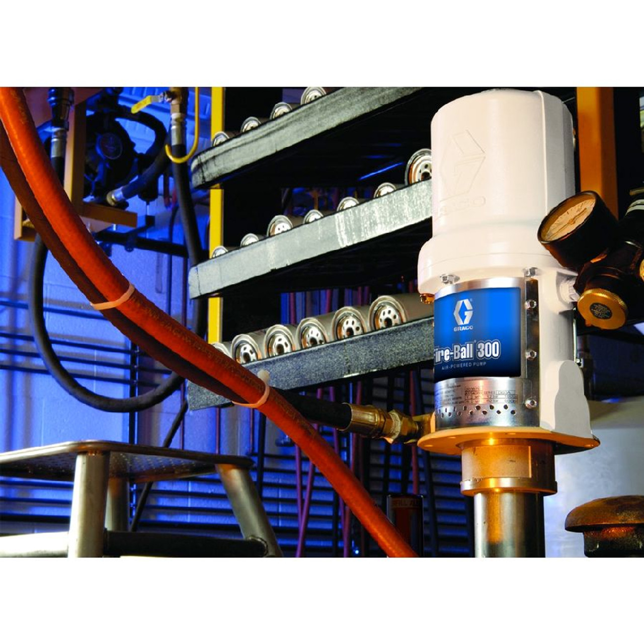 GRACO 239888 Fire-Ball 300, 50:1 Air-Powered Grease Pump