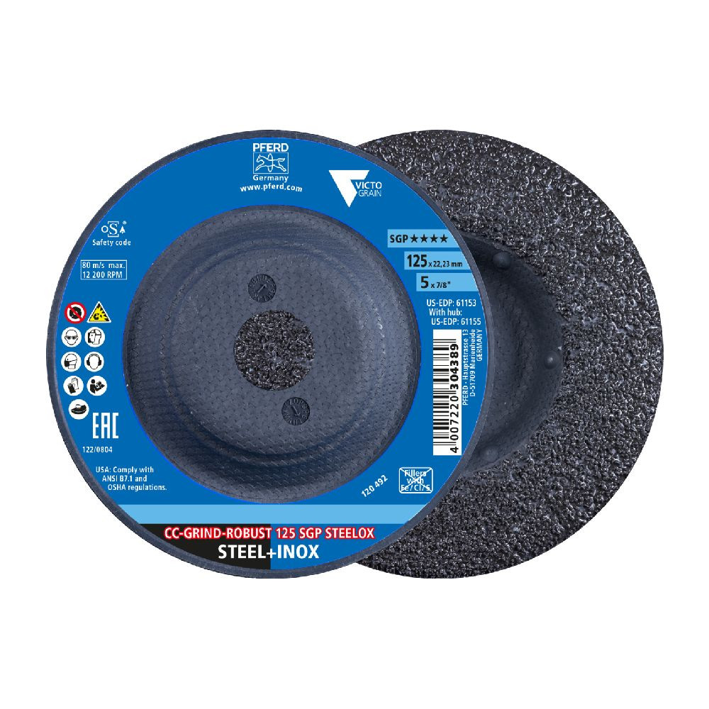 PFERD 61154 - Grinding disc, CC-GRIND-ROBUST, 4-1/2