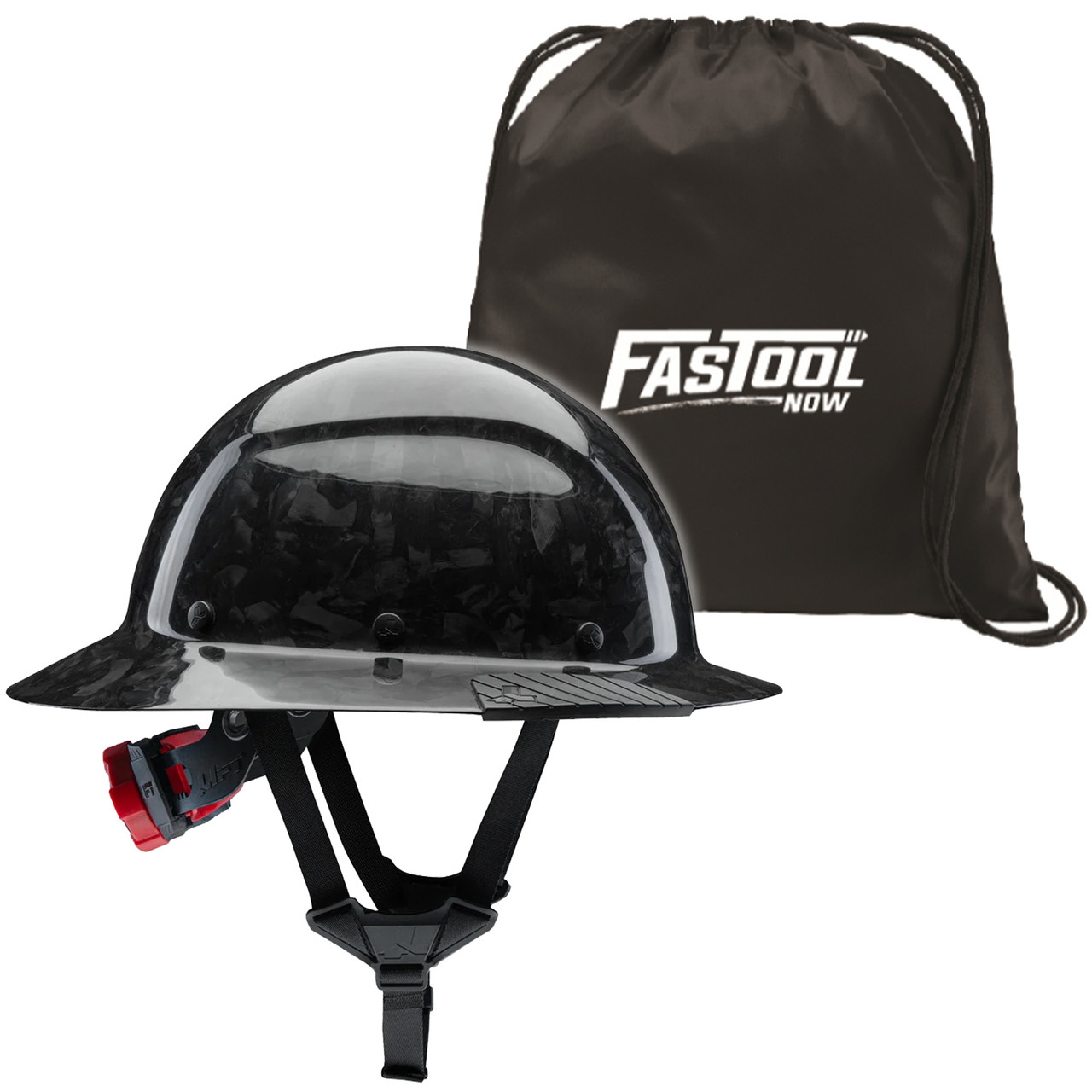 LIFT HDCF-24MKG - Dax Forged Carbon Gloss Black Hard Hat with Tote
