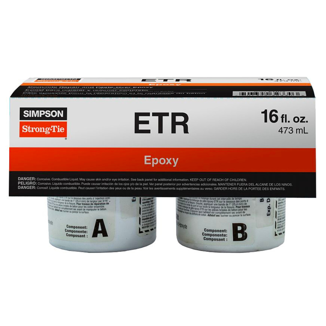 Simpson Strong-Tie CILV32 CI-LV Low-Viscosity Structural Injection Epoxy 32  oz.