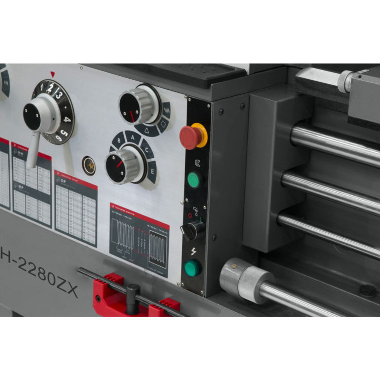 JET 321575 GH-2280ZX With Taper Attachment & Collet Closer