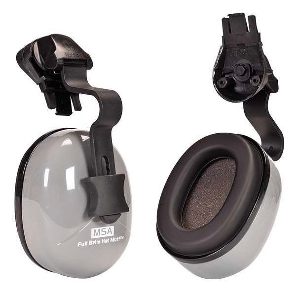 MSA 10129327 Sound Control SH Earmuffs, 25 dB NRR, Gray/Black, Cap