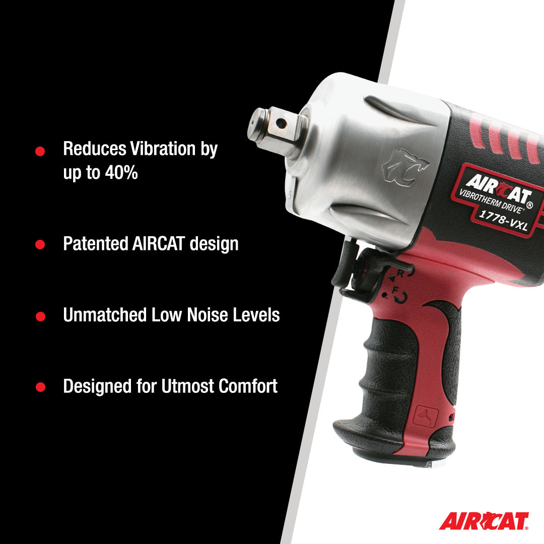 AIRCAT 1778-VXL 3/4-Inch Vibrotherm Drive Composite Impact Wrench