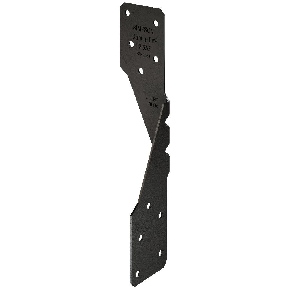 strongページ Simpson Strong-Tie H2.5APC - Outdoor Accents 18-Gauge ZMAX, Black