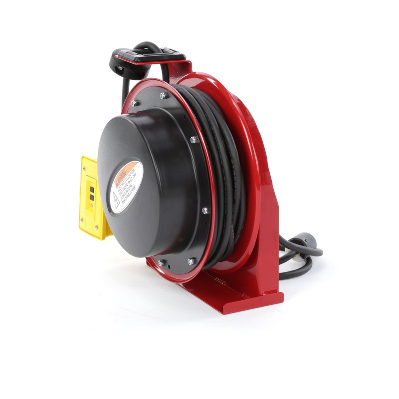 Reelcraft L-4545-123-7 12/3 Cond x 45' 15 AMP Duplex GFCI Outlet