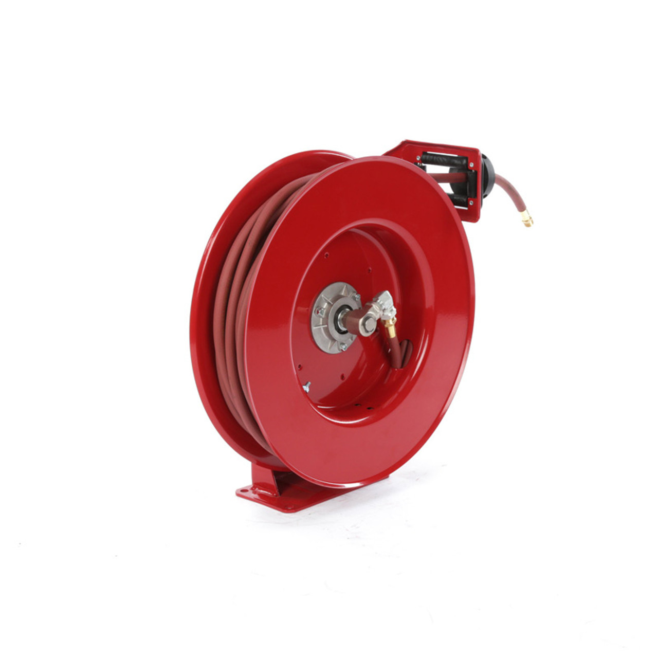 Reelcraft HD76100-OLP 3/8 x 100' HD Spring Retract Air/Water Reel 300psi w/  hose