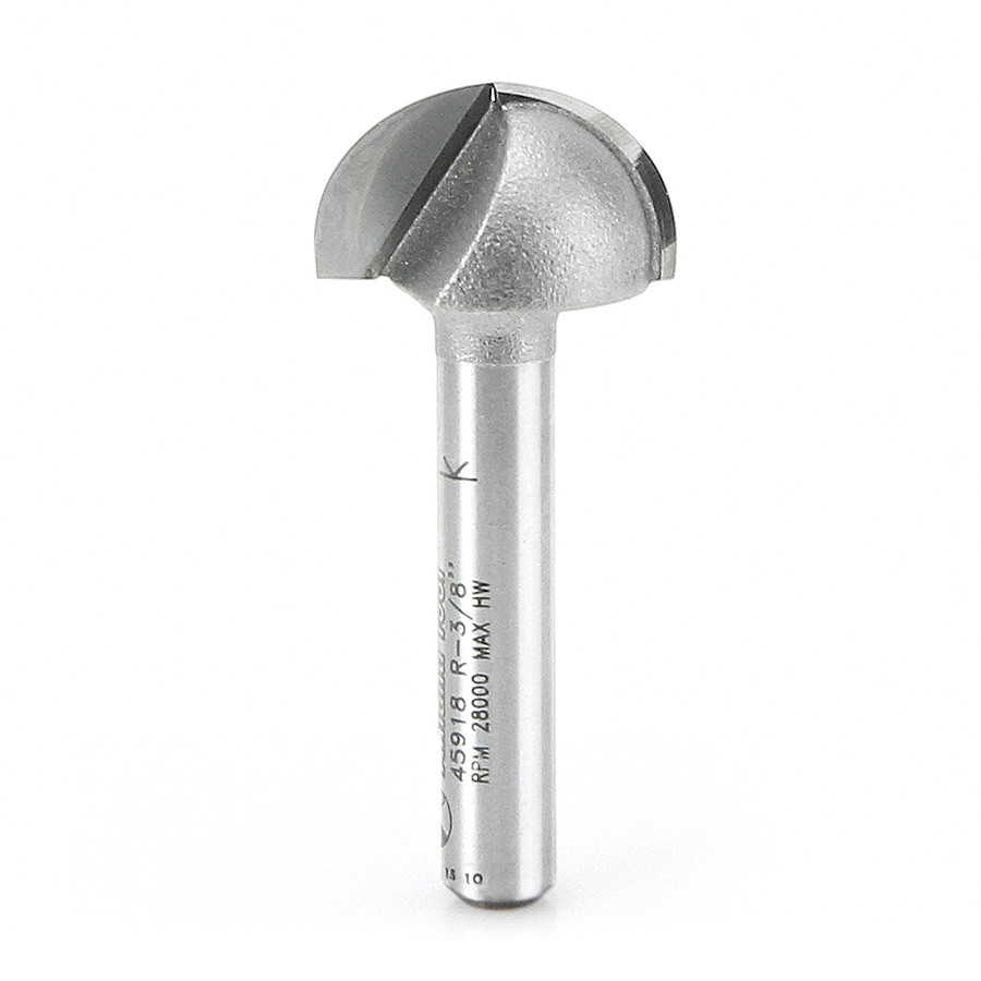 マナ③ Amana 45918 Carbide Tipped Core Box 3/8 R x 3/4 D x 7/16 CH x 1/4