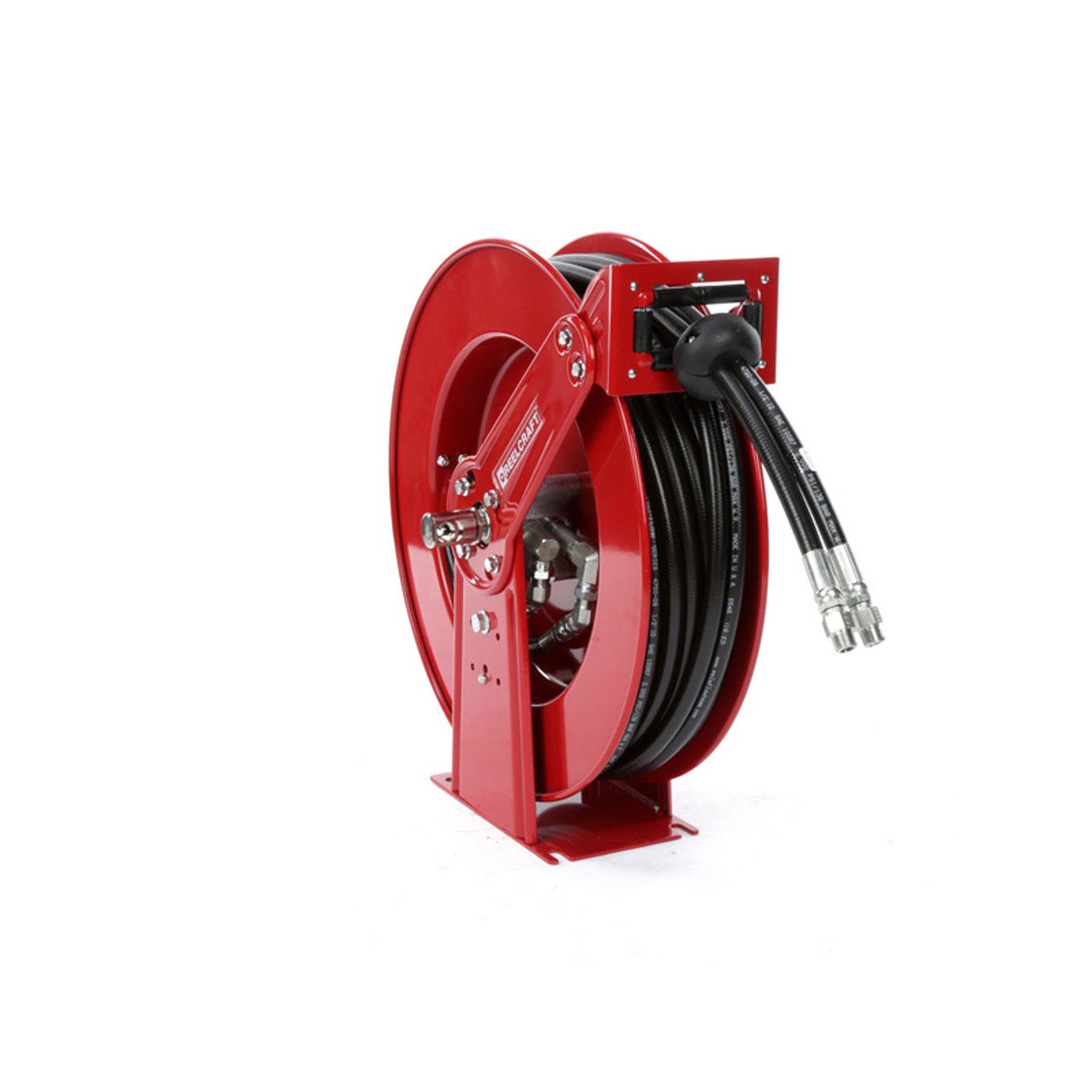 Reelcraft TH88050 OMP Twin Hydraulic Spring Retractable Hose Reel, 1/2 x  50', 2000 Psi, Twin Hydraulic Hose Included: Air Tool Hose Reels:  : Tools & Home Improvement