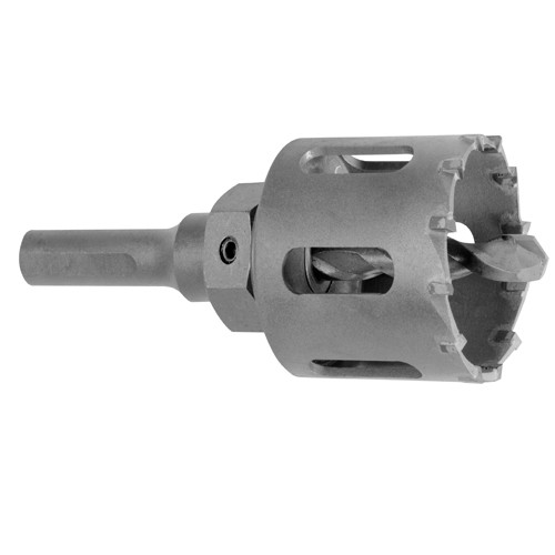 RELTON ISHS40 21/2" x 2" Hard Plastic & Stucco Hole Saw Complete