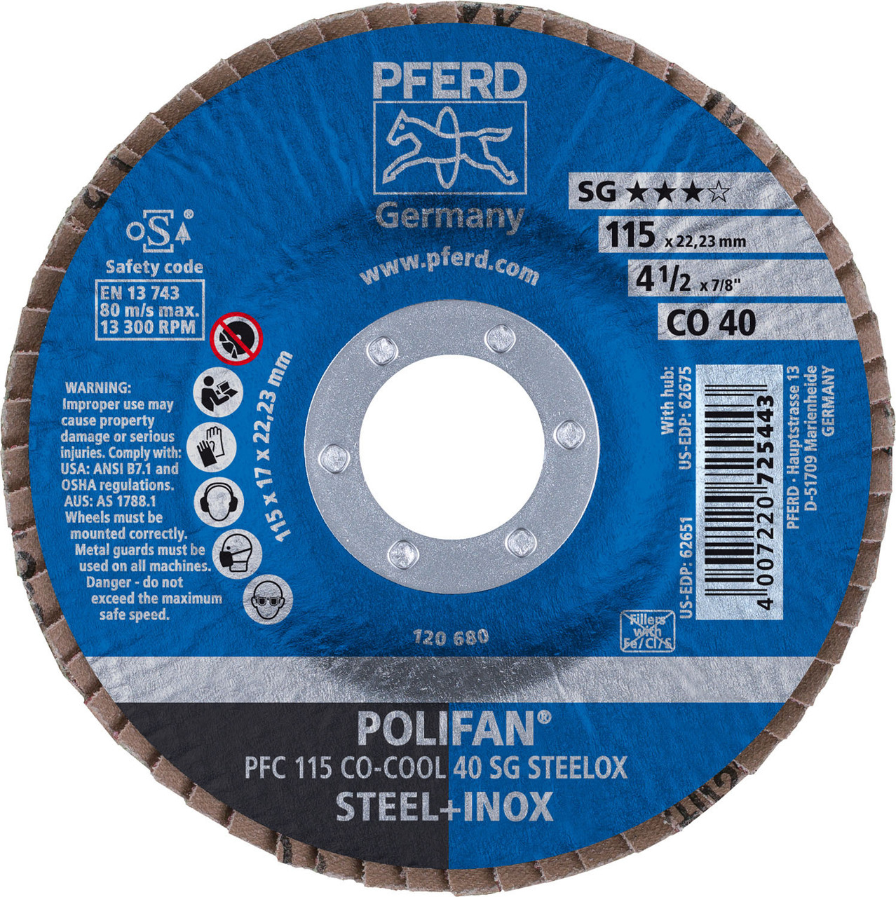 PFERD 62651 4-1/2