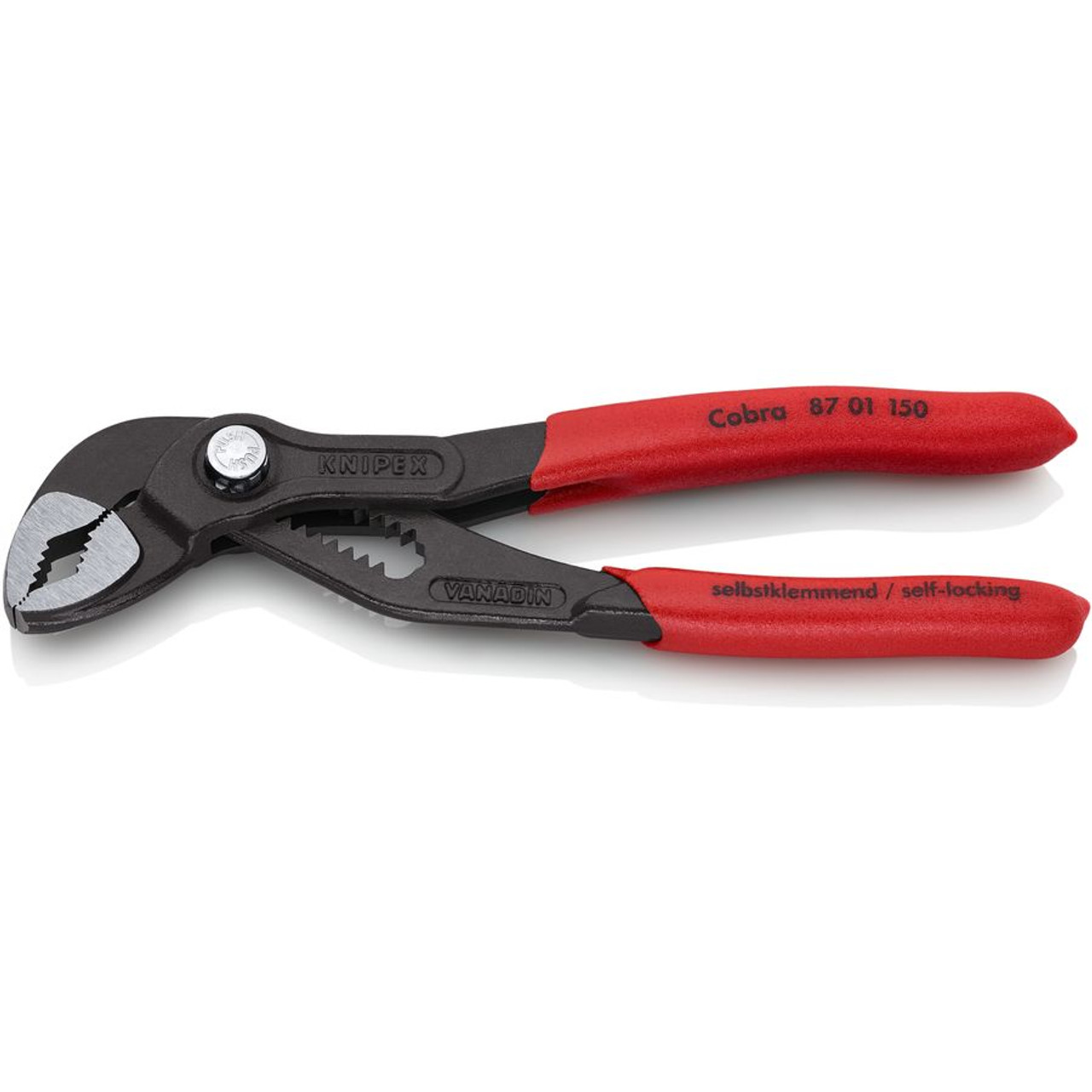 KNIPEX Cobra® 87 01 300 High-tech Water Pump Pliers with Push Button A —