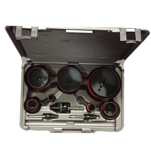MK Morse MHS08E Electrician's 13 Piece Bi-Metal Hole Saw Kit