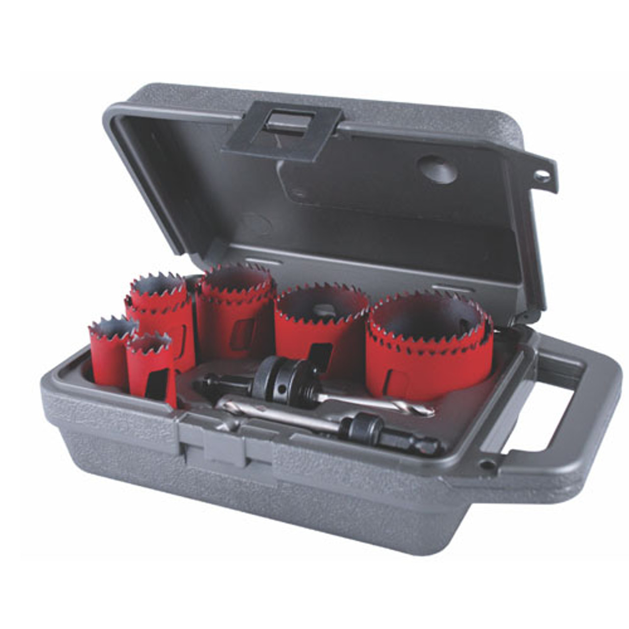 MK Morse MHS100 Maintenance 12 Piece Bi Metal Hole Saw Kit