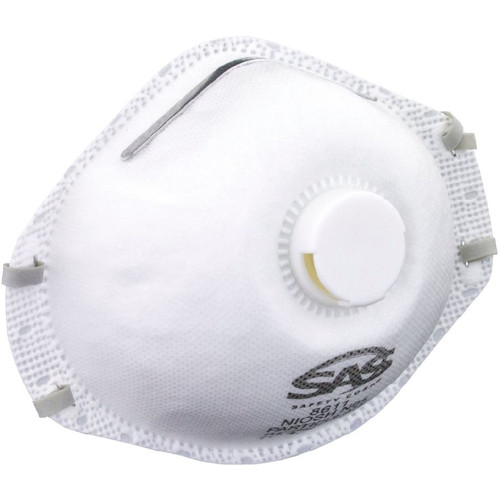 SAS Safety 8611 N95 Valved Particulate Respirator Mask (10/bx)