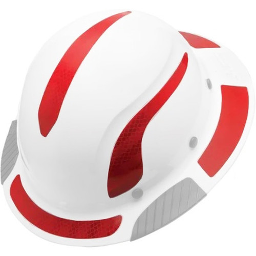 LIFT HDRD-20RD - DAX REFLECTIVE DECALS Hard Hat (Red)