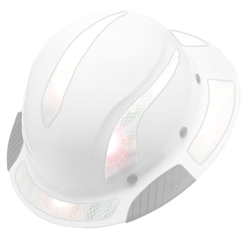 LIFT HDRD-20WH - DAX Reflective Decals for Full Brim Hard Hat (White)