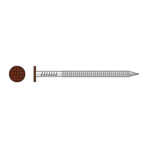 Simpson Strong-Tie S6SNDBB - 2" x .092 304SS Siding Nail, Dark Brown 245ct