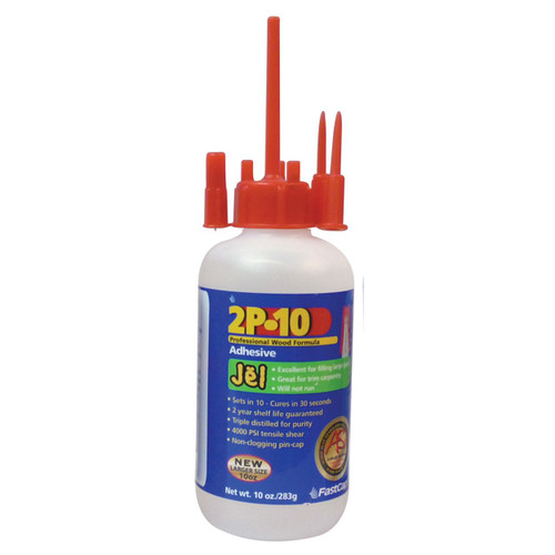 FastCap 2P-10 JEL 10 OZ - Two-Part Ten-Second Adhesive, Gel Formula 10oz