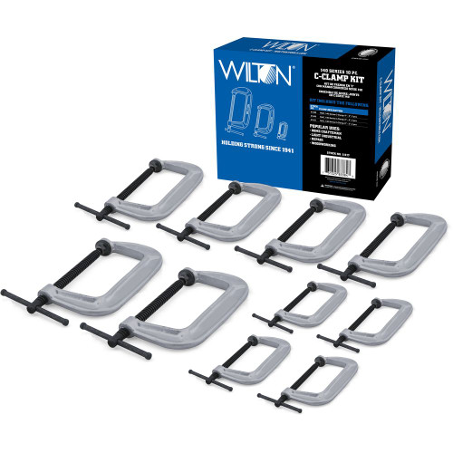 WILTON 11117 - 10-pc 140 Series C-Clamp Kit