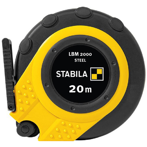 STABILA 30940 - LBM2000 - 20m Metric Scale (cm), Closed Case Steel Tape Measure