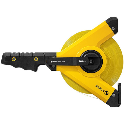 STABILA 30925 - LBM1000 - 100m Metric Scale (cm) Y-Frame Steel Tape Measure