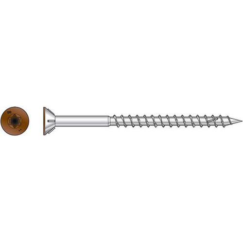 Simpson Strong-Tie S10300WPPTN01 - #10 x 3" 305SS DWP Flat Head Screw T-25 TN01 350ct