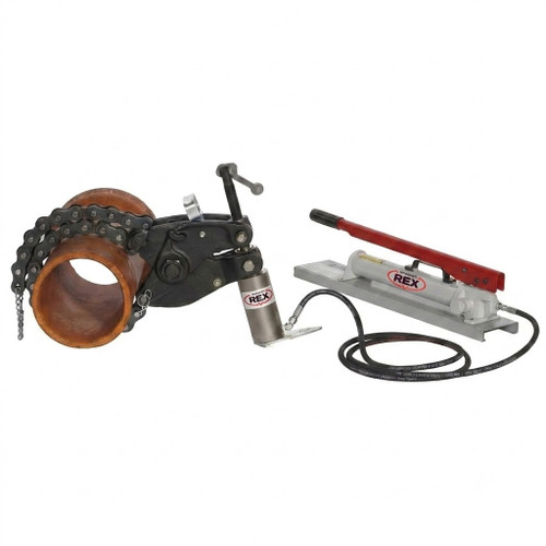 WHEELER-REX 3890-15 - Remotely Operated Hydraulic Pipe Cutter, 4"-15" Capacity